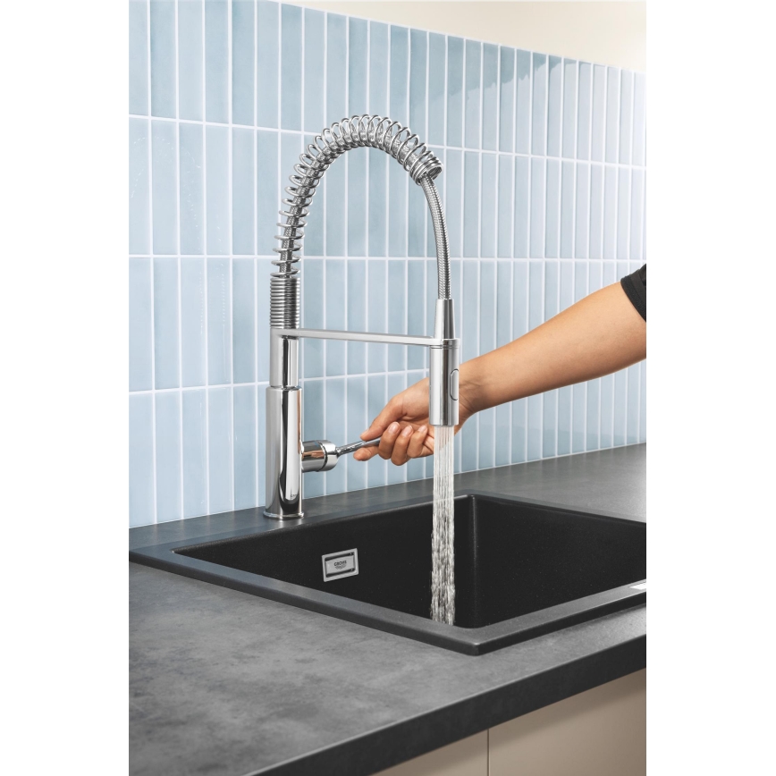 GROHE 30361000 - GET 455 mm Kitchen Faucet, Polished Chrome