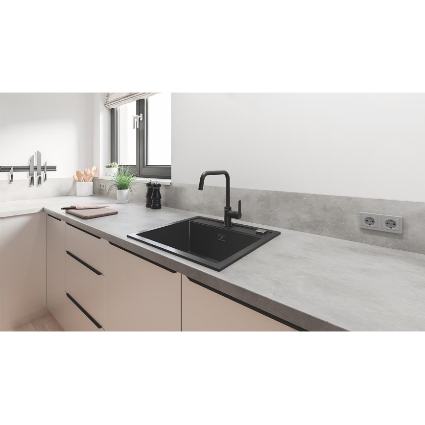 GROHE 304702430 - START Kitchen Faucet, 310 mm, Black