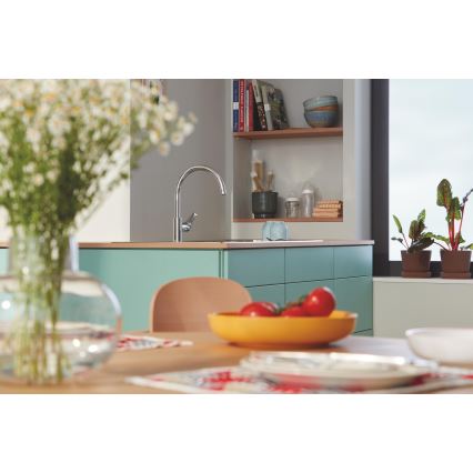 GROHE 30529001 - START EDGE kitchen sink mixer, polished chrome