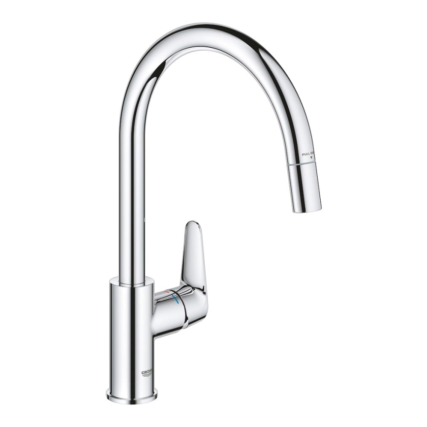 GROHE 30562000 - START CURVE 357 mm Kitchen Sink Faucet, Polished Chrome