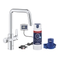 GROHE 30594000 - BLUE PURE Start kitchen mixer with Ultrasafe filtration function, chrome finish