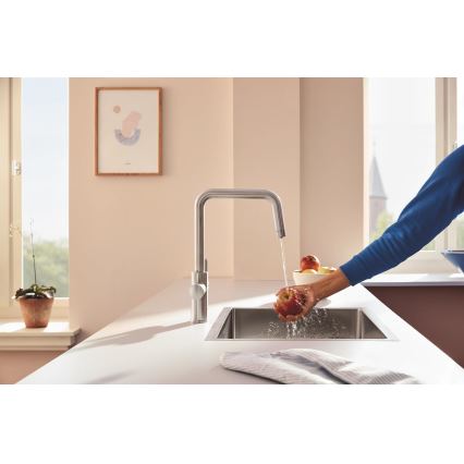 GROHE 30595DC0 - BLUE PURE Stainless Steel Kitchen Faucet