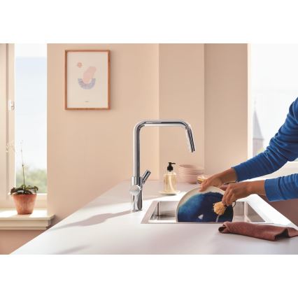 GROHE 30596000 - BLUE PURE kitchen faucet with integrated filtration, polished chrome