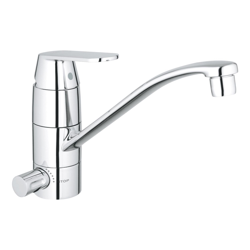 GROHE 31161000 - EUROSMART COSMOPOLITAN 140° Kitchen Mixer Tap, Polished Chrome