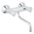 GROHE 31187001 - COSTA L 200 mm wall-mounted kitchen faucet, polished chrome