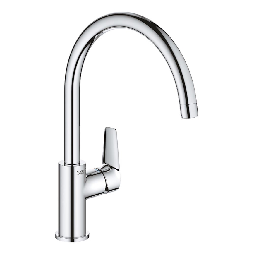 GROHE 31367001 - BAUEDGE 332 mm Kitchen Faucet, Polished Chrome