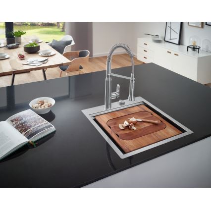 GROHE 31379DC0 - K7 Stainless Steel Kitchen Faucet