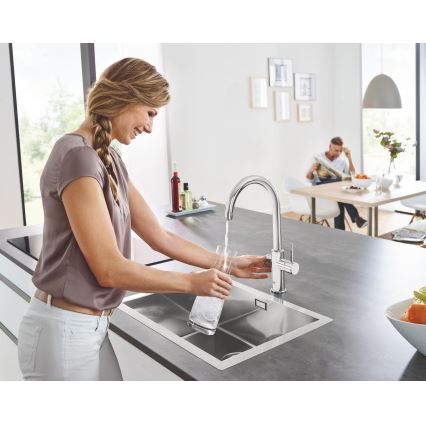 GROHE 31455001 - BLUE HOME Kitchen Faucet, Polished Chrome