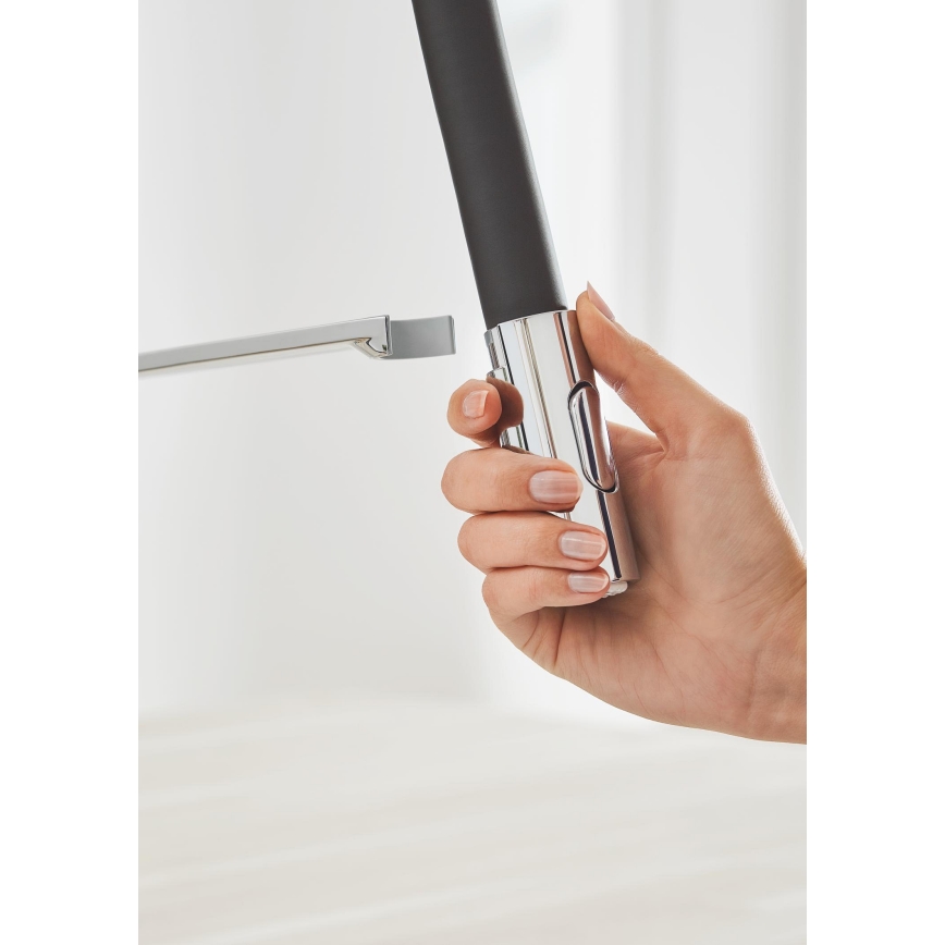 GROHE 31491000 - CONCETTO Kitchen Faucet with Professional Spray, Polished Chrome