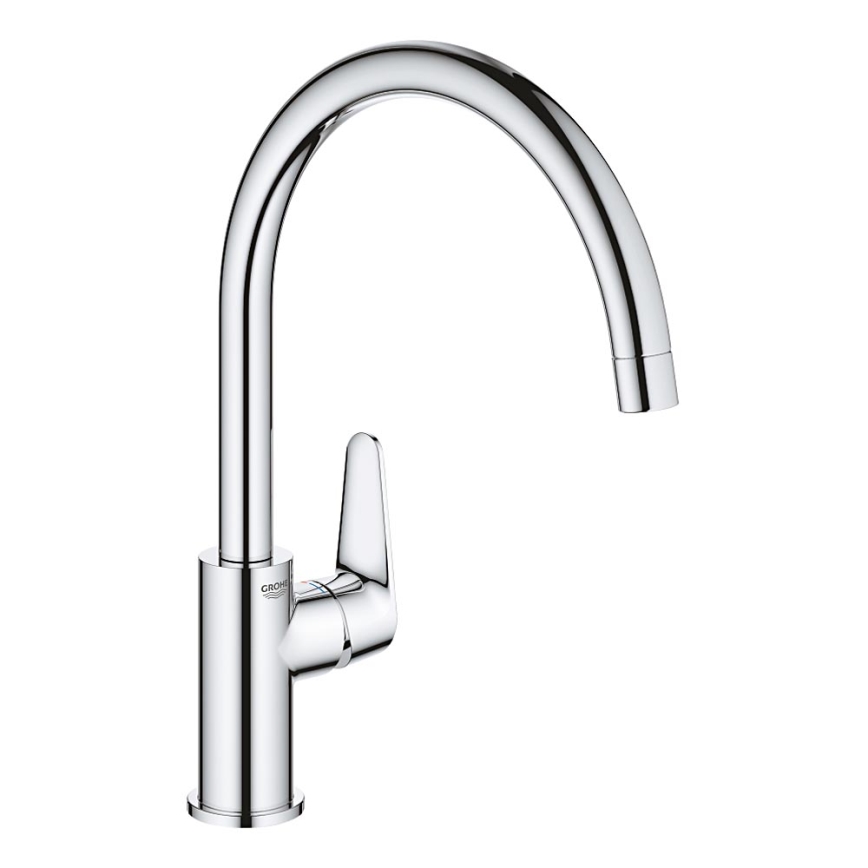 GROHE 31536001 - BAUCURVE 332 mm Kitchen Faucet, Polished Chrome