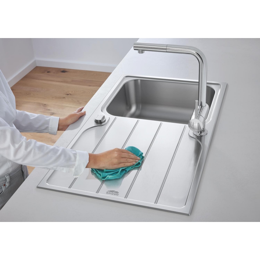 GROHE 31571SD1 - K500 860 × 500 mm stainless-steel sink