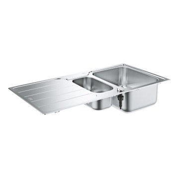 GROHE 31572SD1 - K500 Kitchen Sink 1000 × 500 mm, stainless steel