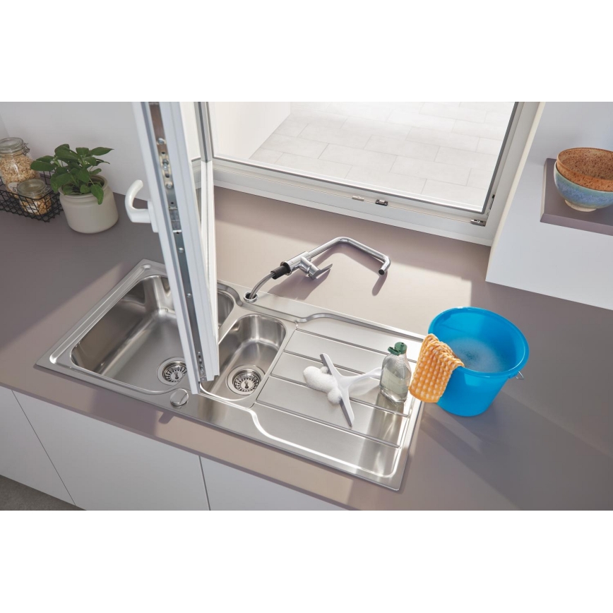 GROHE 31572SD1 - Sink K500 1000 × 500 mm stainless steel