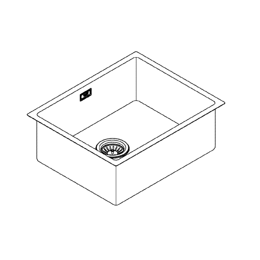 GROHE 31574SD1 - Kitchen Sink K700U 550 x 450 mm Stainless Steel