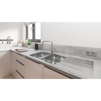 GROHE 31588SD1 - K500 Stainless Steel Sink, 1160 × 500 mm