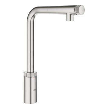 GROHE 31613DC0 - A SmartControl Kitchen Sink Faucet, Stainless Steel