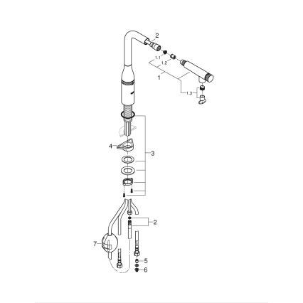 GROHE 31615000 - ESSENCE SMARTCONTROL Kitchen Faucet 366 mm Polished Chrome