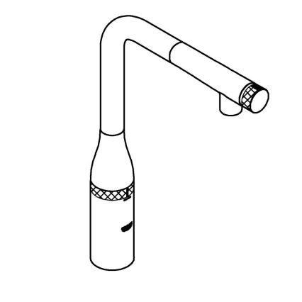 GROHE 31615000 - ESSENCE SMARTCONTROL Kitchen Faucet 366 mm Polished Chrome