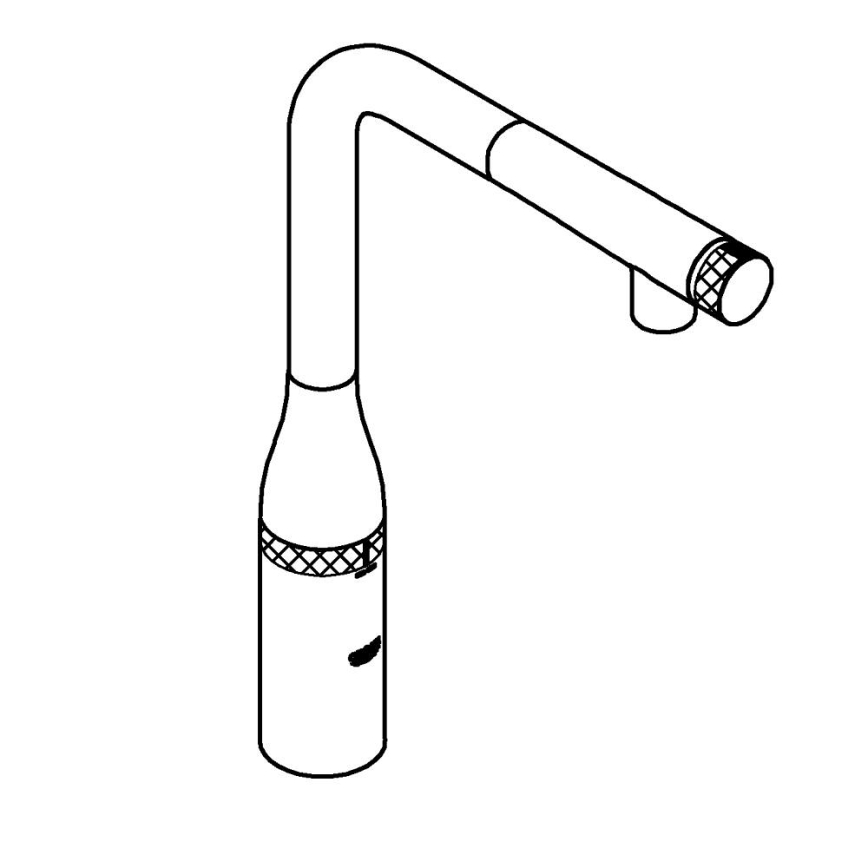 GROHE 31615000 - ESSENCE SMARTCONTROL Kitchen Faucet 366 mm Polished Chrome