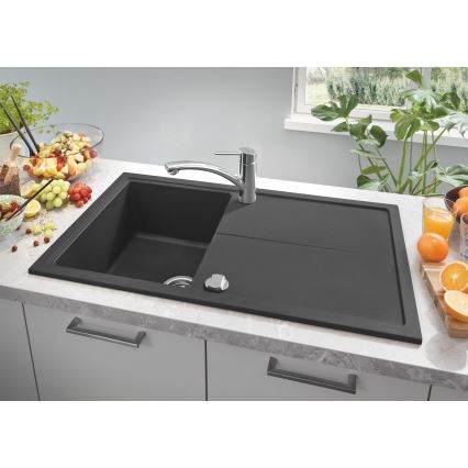 GROHE 31640AP0 - K400 Composite Sink, 860 × 500 mm, Black