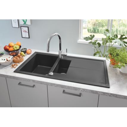 GROHE 31642AP0 - K400 Composite Sink 1000 × 500 mm, Black