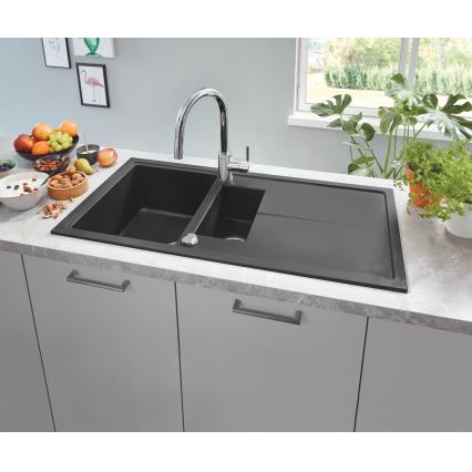 GROHE 31642AP0 - K400 Sink 1000 × 500 mm, Granite/Black