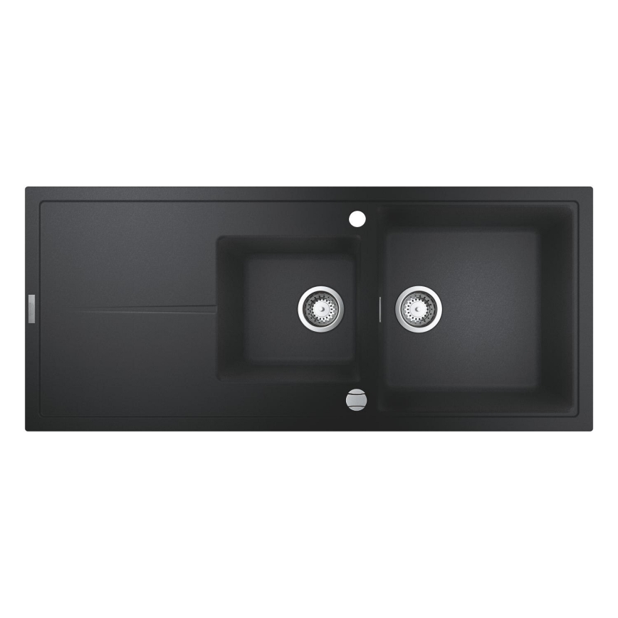 GROHE 31643AP0 - K400 Composite Sink, 1160 × 500 mm, Black