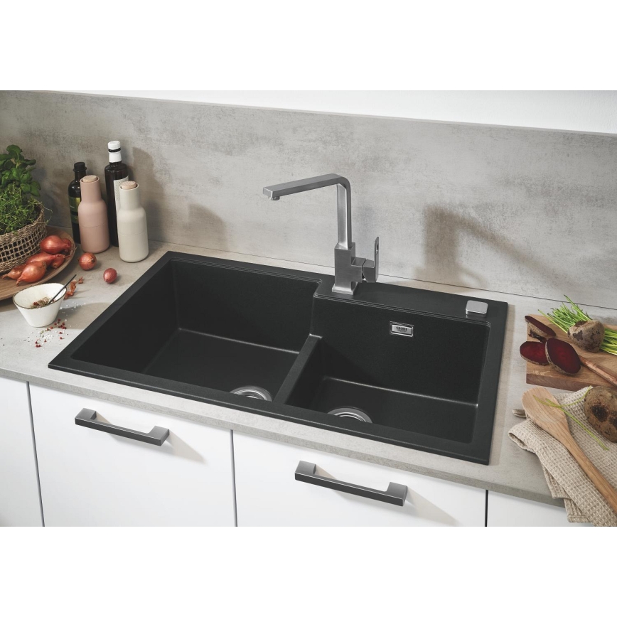 GROHE 31649AP0 - K500 Composite Sink 860 × 500 mm, Black
