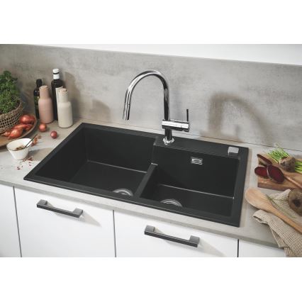 GROHE 31649AP0 - K500 Composite Sink 860 × 500 mm, Black