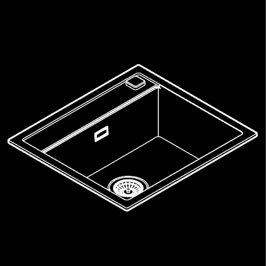 GROHE 31651AP0 - Kitchen sink K700 560 × 510 mm granite/black