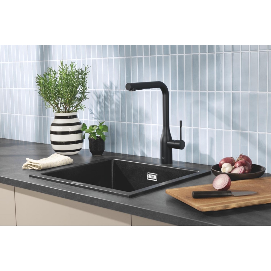 GROHE 31651AP0 - Kitchen sink K700 560 × 510 mm granite/black