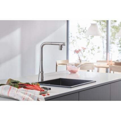 GROHE 31653AP0 - K700U composite sink 457 × 406 mm, black