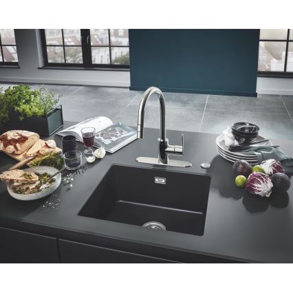 GROHE 31654AP0 - K700U Composite Sink, 533 × 457 mm, Black