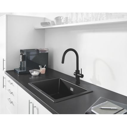 GROHE 31655AP0 - Sink K700U 610 × 460 mm Black Stone/Black