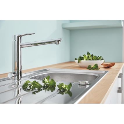 GROHE 31696000 - BAUEDGE Sink Mixer, Polished Chrome