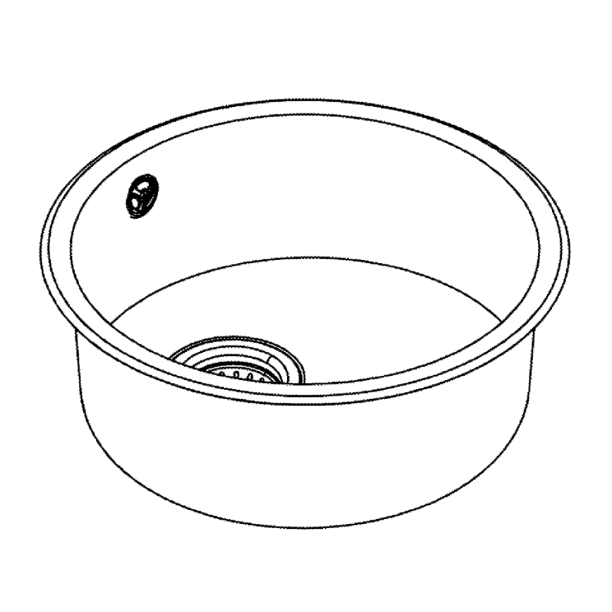 GROHE 31720SD0 - K200 Sink 440 x 440 x 180 mm, Stainless Steel