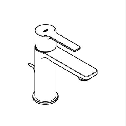 GROHE 32109GL1 - LINEARE XS Basin Mixer, Gold