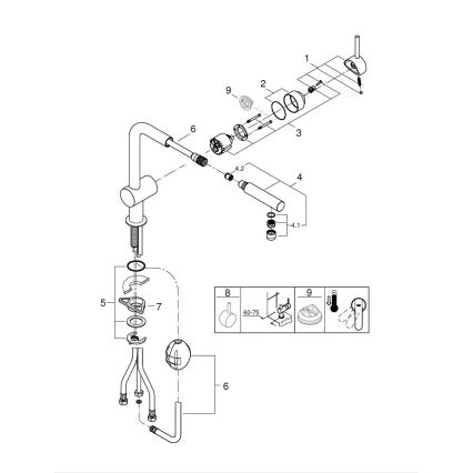 GROHE 32168DC0 - Sink mixer A stainless steel