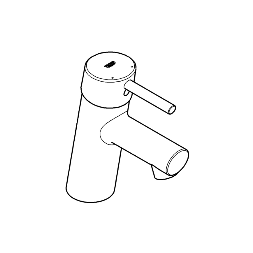 GROHE 3224010E - CONCETTO DN 15 Basin mixer, Polished chrome