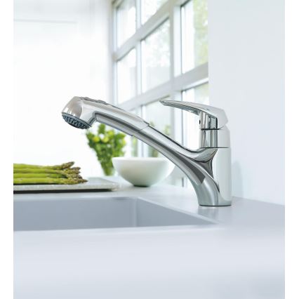 GROHE 32257001 - EURODISC Kitchen Faucet, Polished Chrome