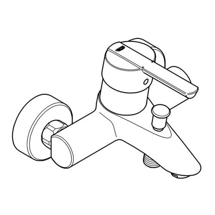 GROHE 32269000 - FEEL Bath Mixer DN 15, Polished Chrome