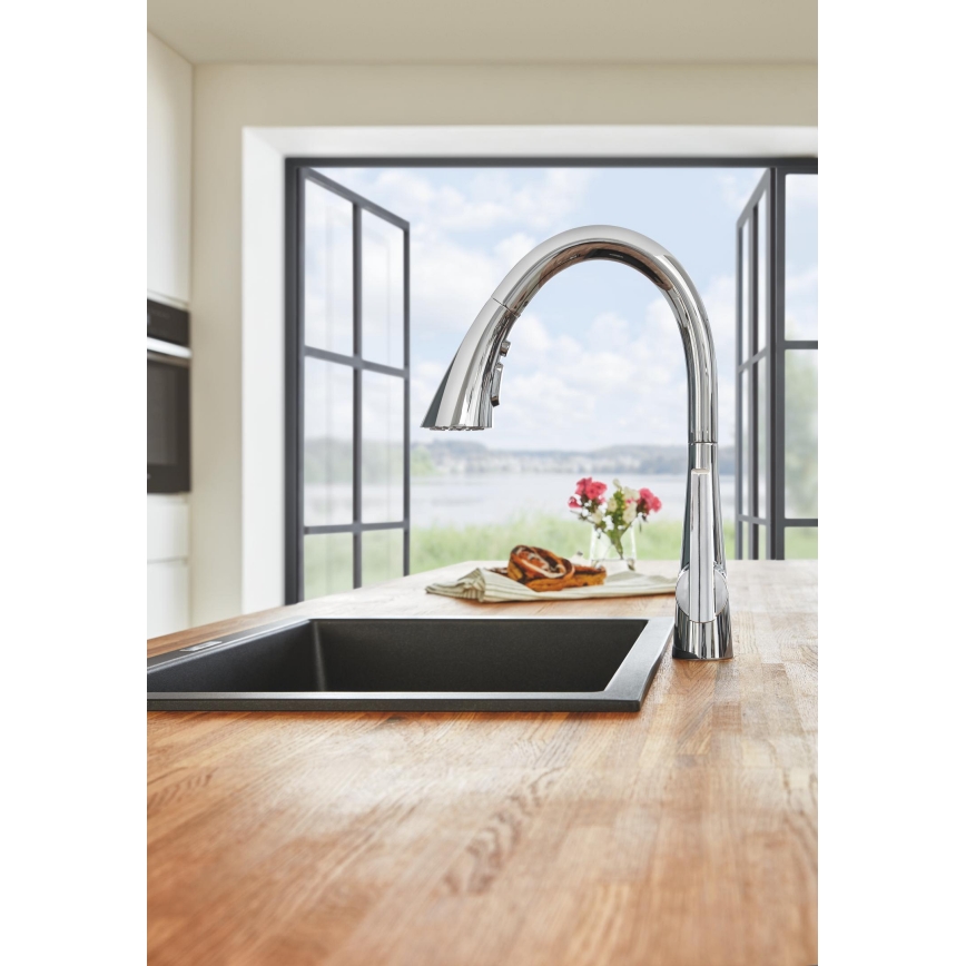 GROHE 32294002 - ZEDRA 401 mm Sink Mixer, Polished Chrome