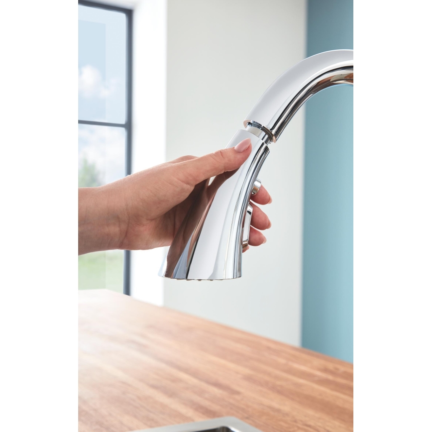 GROHE 32294002 - ZEDRA 401 mm Sink Mixer, Polished Chrome