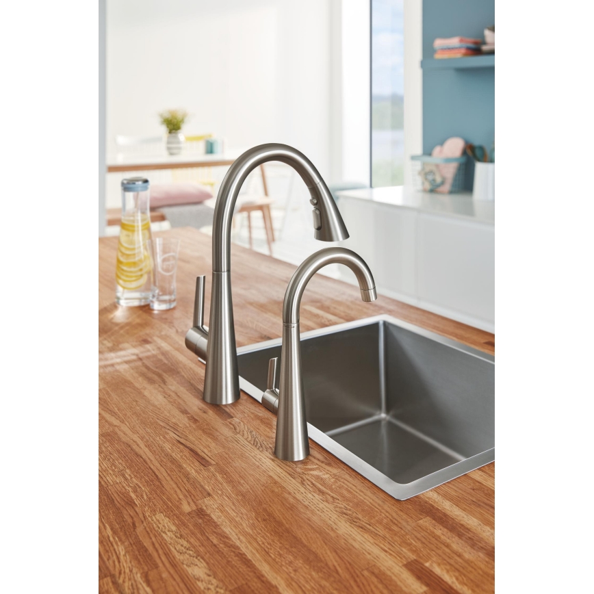 GROHE 32294DC2 - ZEDRA Stainless Steel Kitchen Faucet