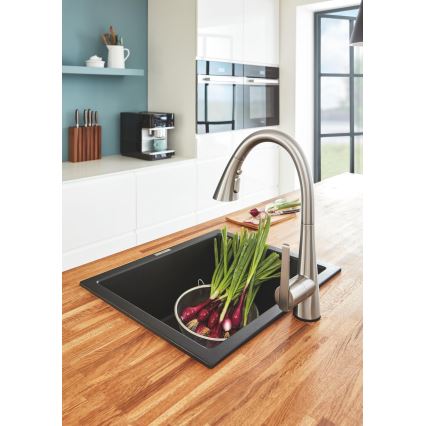 GROHE 32294DC2 - ZEDRA Stainless Steel Kitchen Faucet