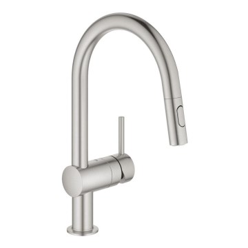 GROHE 32321DC2 - A Stainless Steel Kitchen Faucet