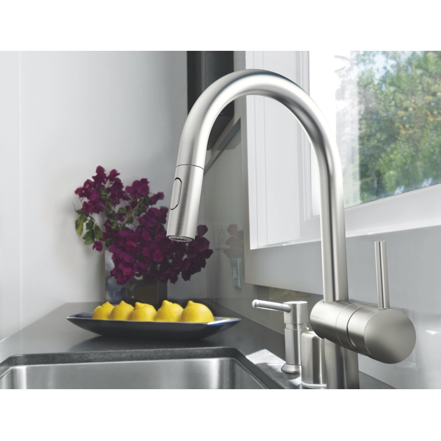 GROHE 32321DC2 - A Stainless Steel Kitchen Faucet