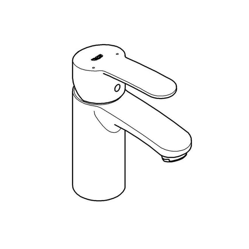 GROHE 3246820E - EUROSTYLE COSMOPOLITAN Basin Mixer, Size S, Chrome