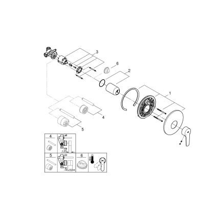 GROHE 32590002 - START Shower Mixer, Polished Chrome