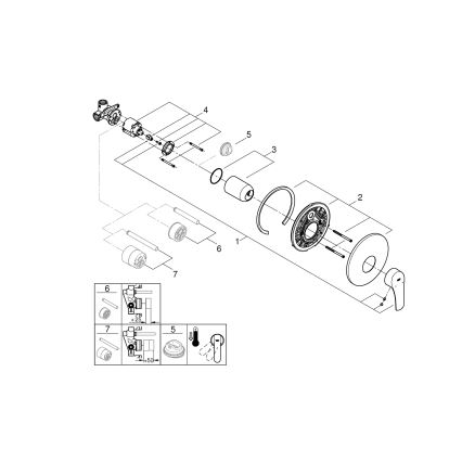 GROHE 32590002 - START Shower Mixer, Polished Chrome
